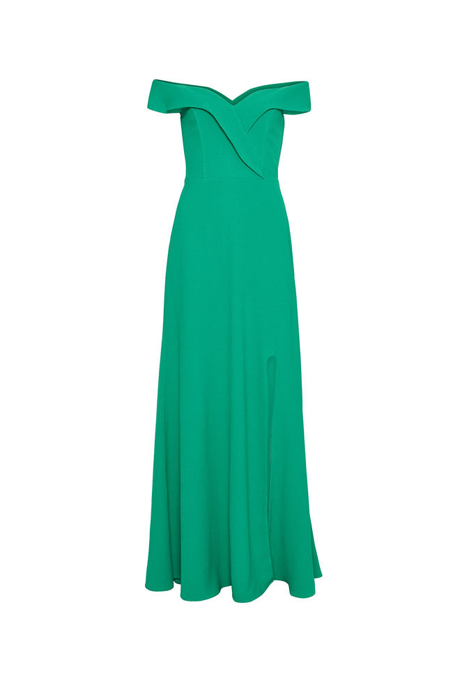 vestido verde tvz